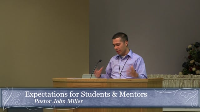 CBTS Expectations for Mentors and Students | John Miller