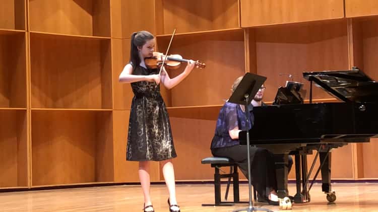 Iris Shepherd (age 13) plays Violin Sonata No. 4, Op.23 1. Presto  (Beethoven)