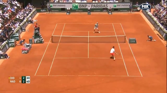 Computer Generated Tennis Highlights Novak & Nadal