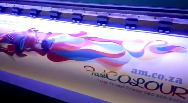 Machining Video: Printing Video of FastCOLOUR Budget Large Format Printer with Epson XP600 Printhead Hit SA Market