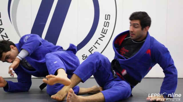 No Grip Open Guard Inverted Sweep to Side Control