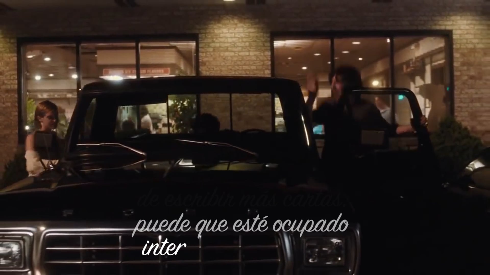 Integrated (sub)titles for a scene in The Perks of being a wallflower