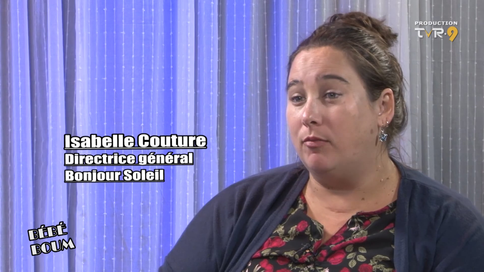 Isabelle Couture à Bébé Boum avec Claire Leduc émission semaine du 25 ...