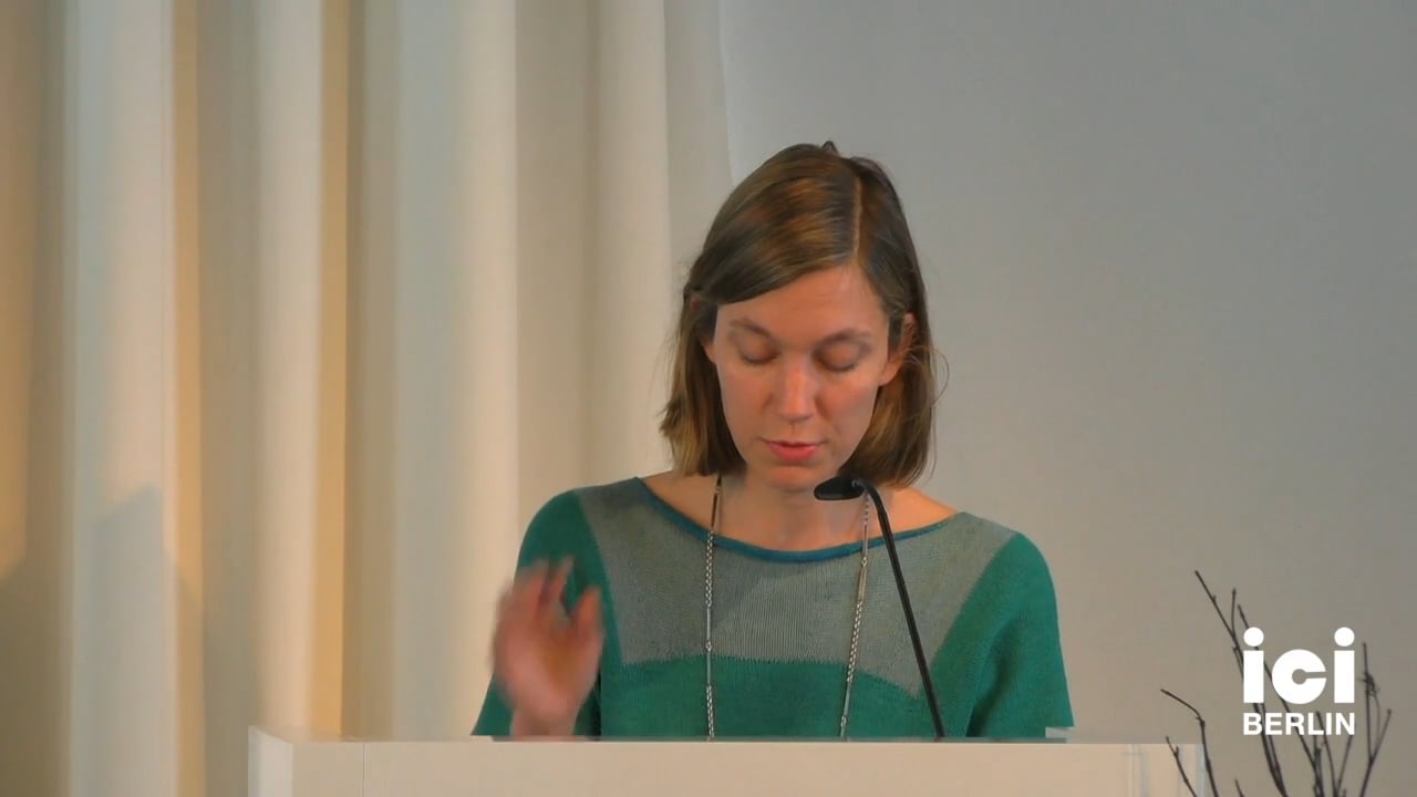 Talk by Barbara Nagel