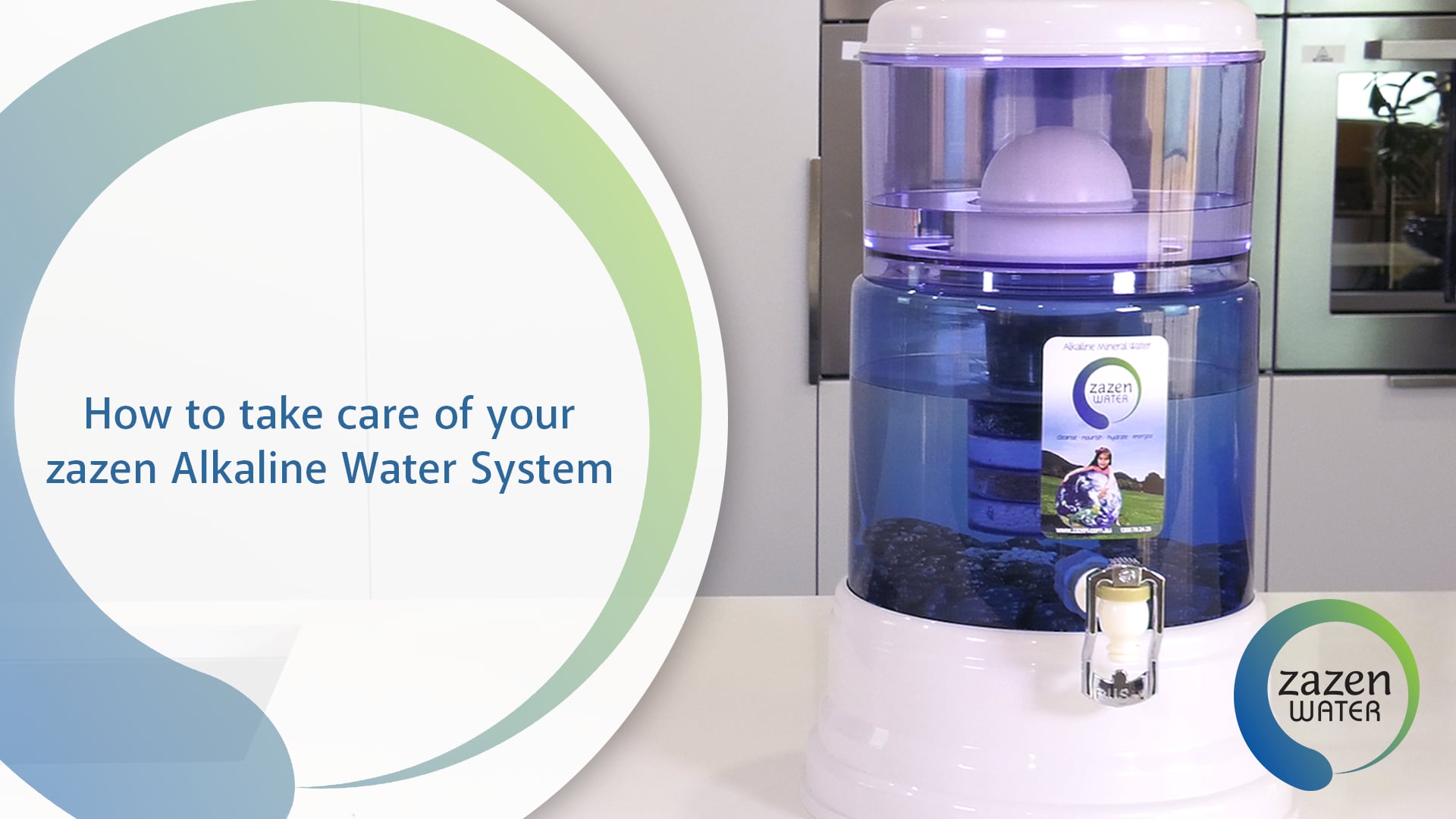 How to take care of your zazen Alkaline Water System on Vimeo