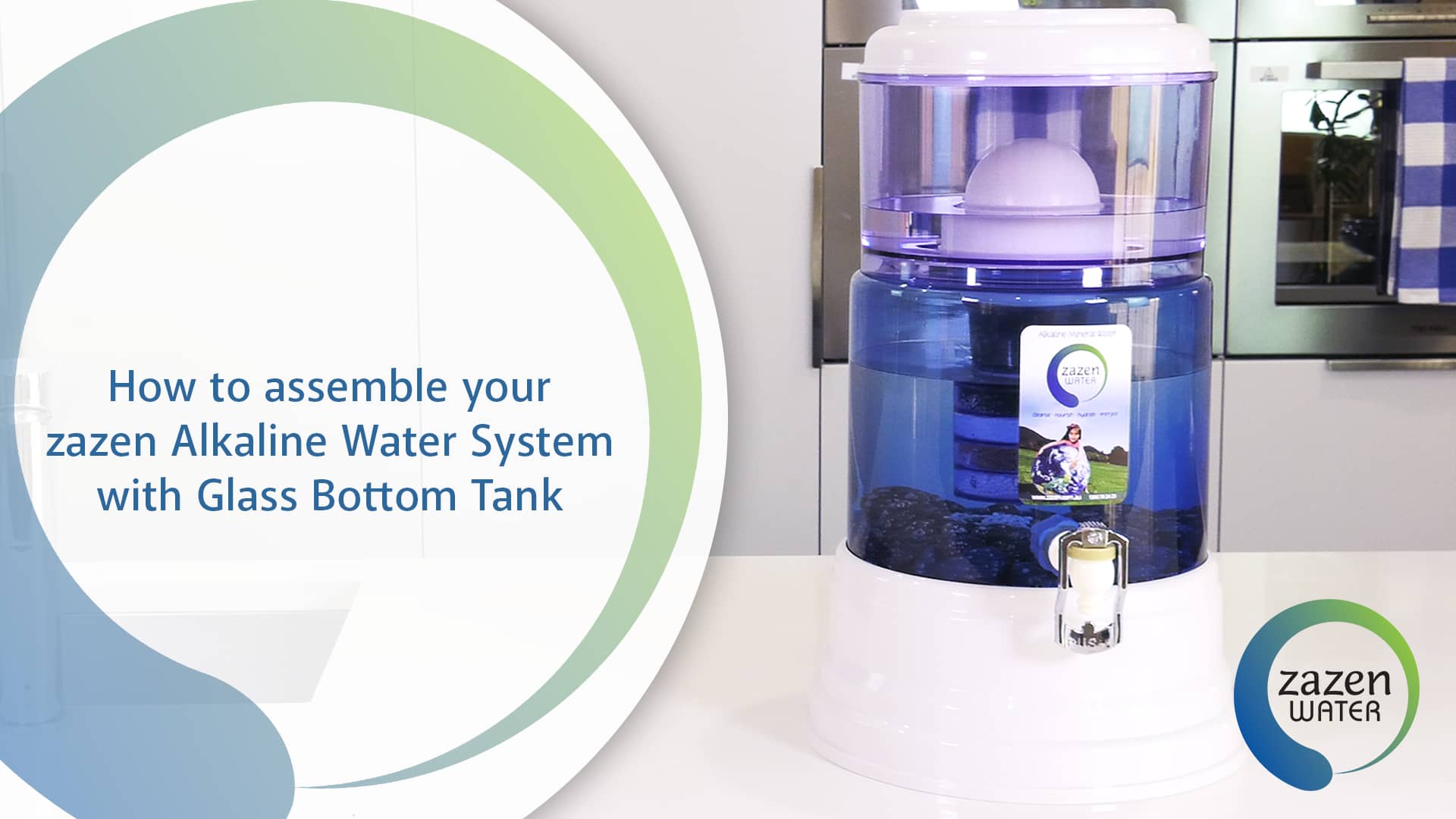 How to assemble your zazen Alkaline Water System with Glass Bottom Tank on Vimeo