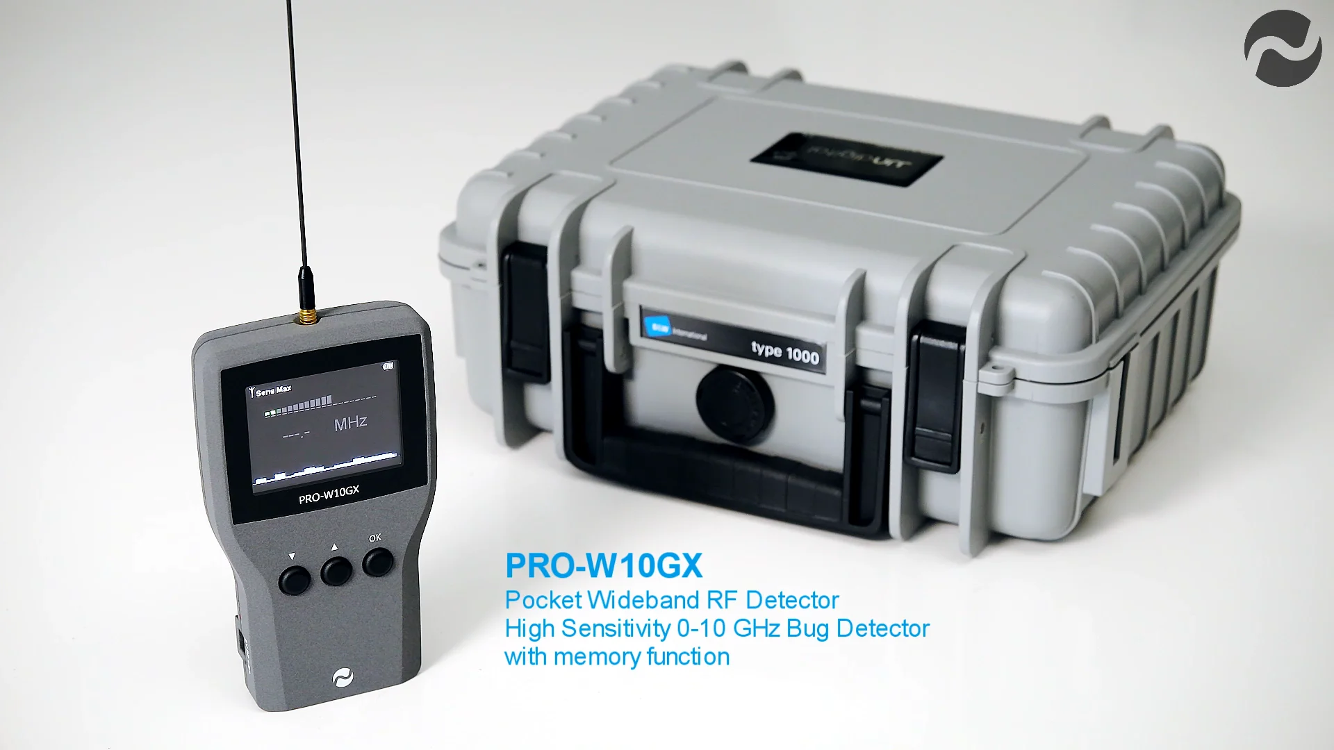 PROW10GX Pocket Wideband RF Detector with memory function on Vimeo