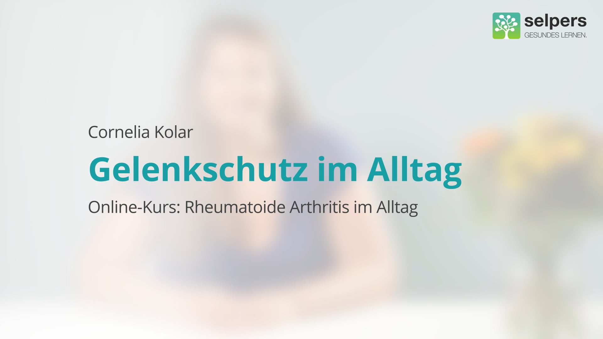 Gelenkschutz Im Alltag Bei Rheumatoider Arthritis On Vimeo