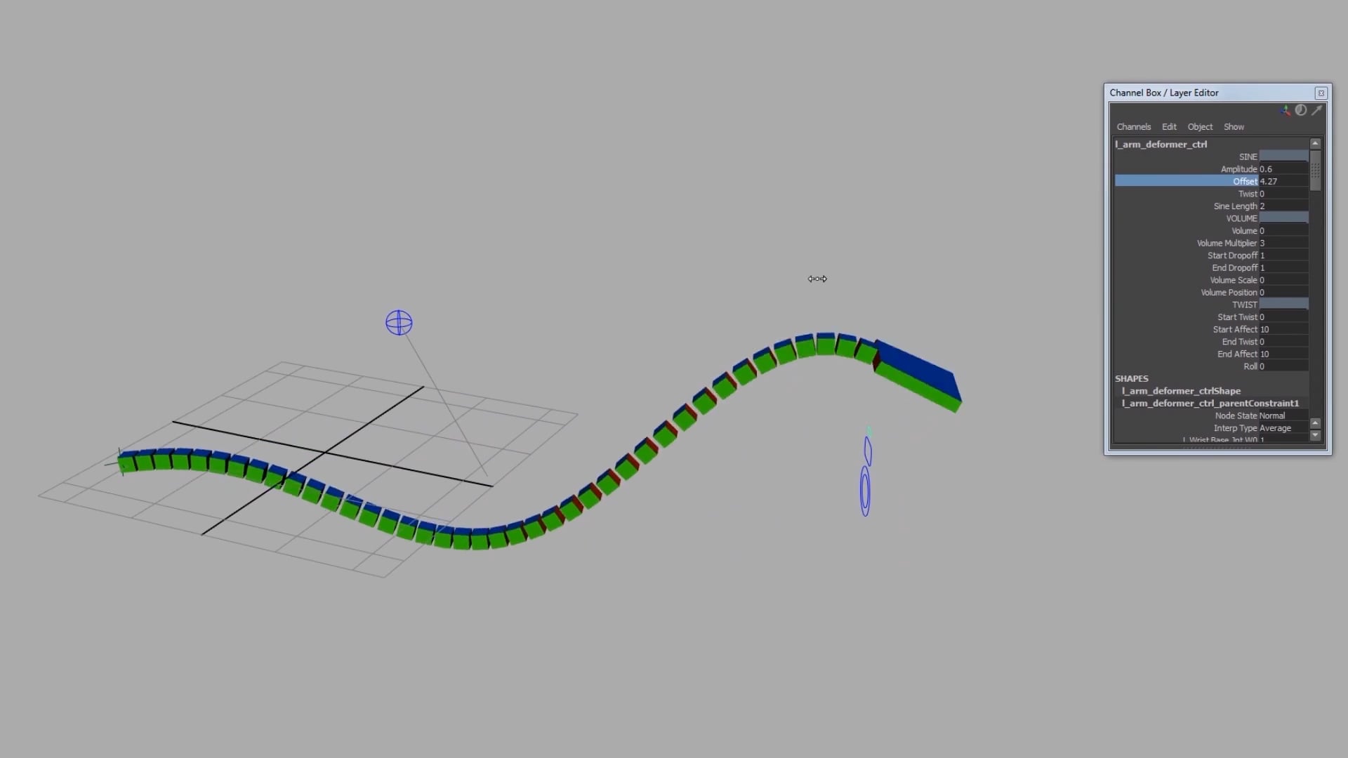 Ribbon limb rigging on Vimeo