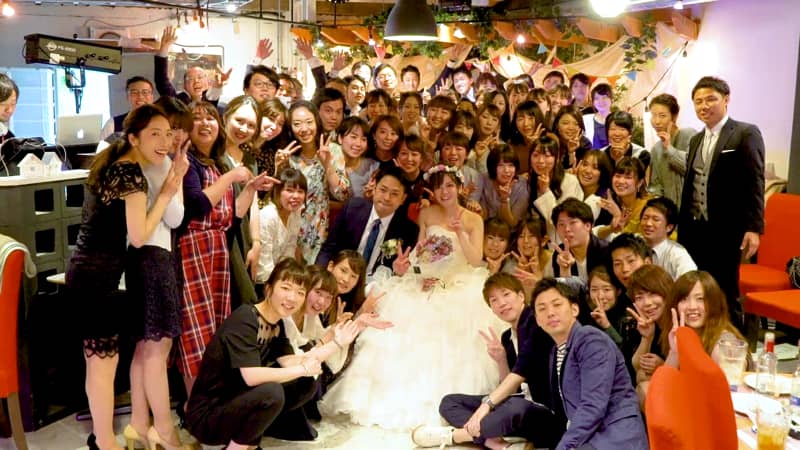 結婚式二次会 カフェ パーティー ウルワツアミーゴ 富山市