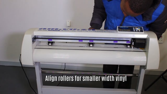 #SortIT, How to Move and Place Pinch Rollers on V-Series for Different Size Vinyl