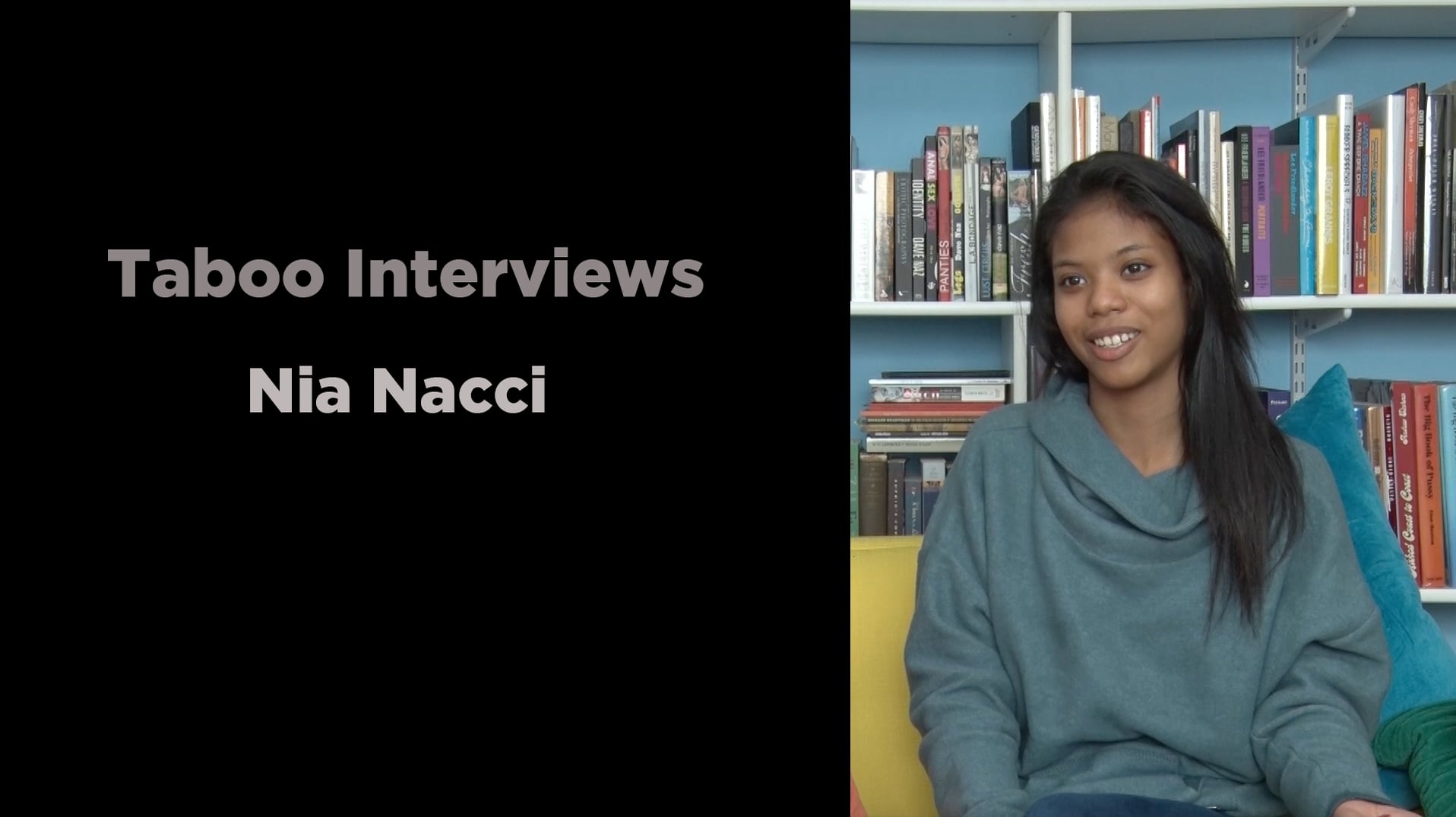 Interview with Nia Nacci for Taboo Magazine.