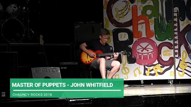 MASTER OF PUPPETS - JOHN WHITFIELD