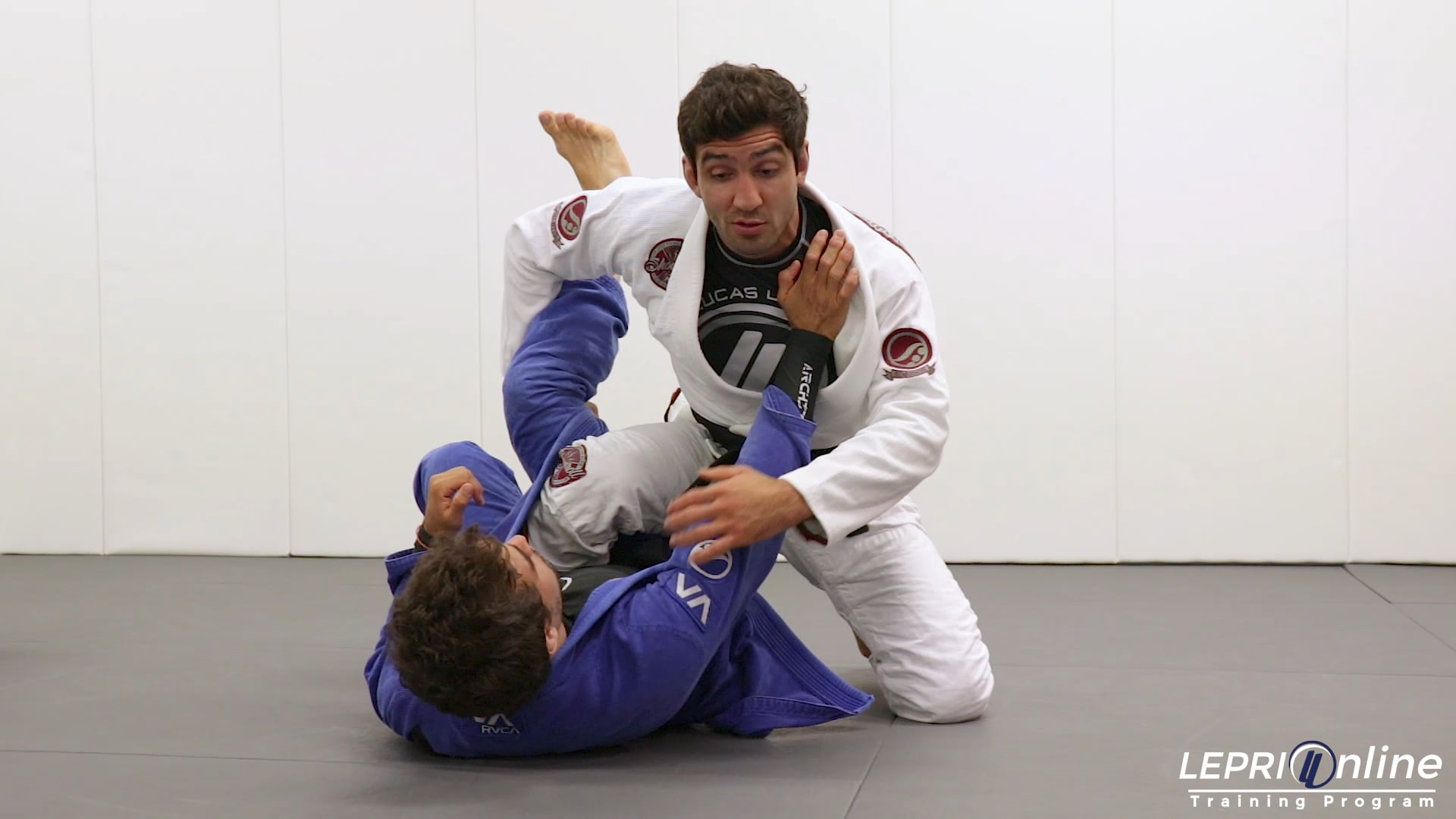 Lepri BJJ Online Training: Lasso Guard Lapel Sweep to Mount