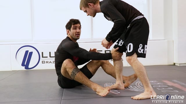 Knee Cut Pass Defense with De La Riva to Technical Stand Up to Back Take