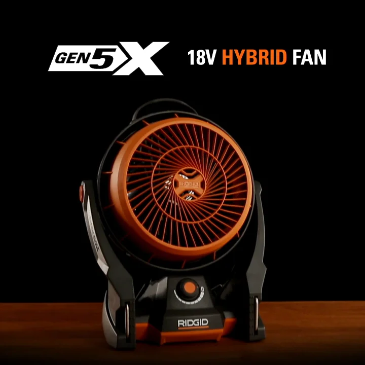 Ridgid best sale gen5x fan