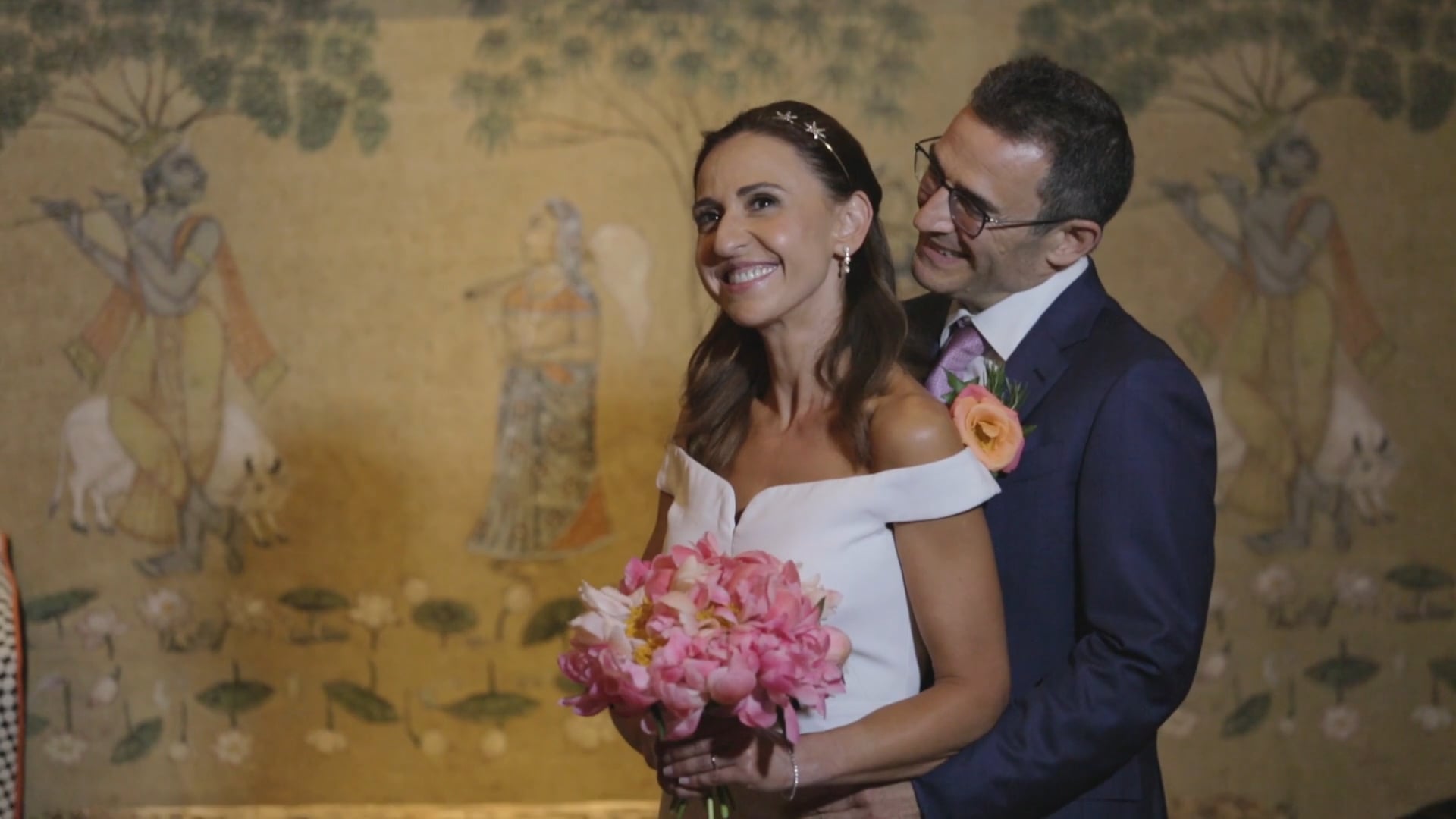 Ham Yard Hotel, London, roof-top wedding // Eteri and David