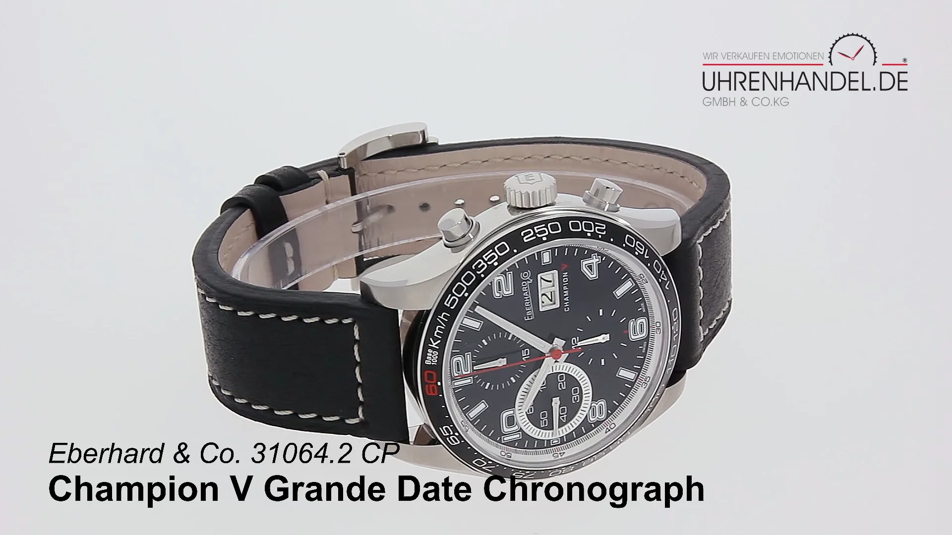 Eberhard champion v best sale grande date chronograph watch