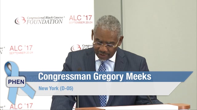 CBC Remarks by Congressman Gregory Meeks