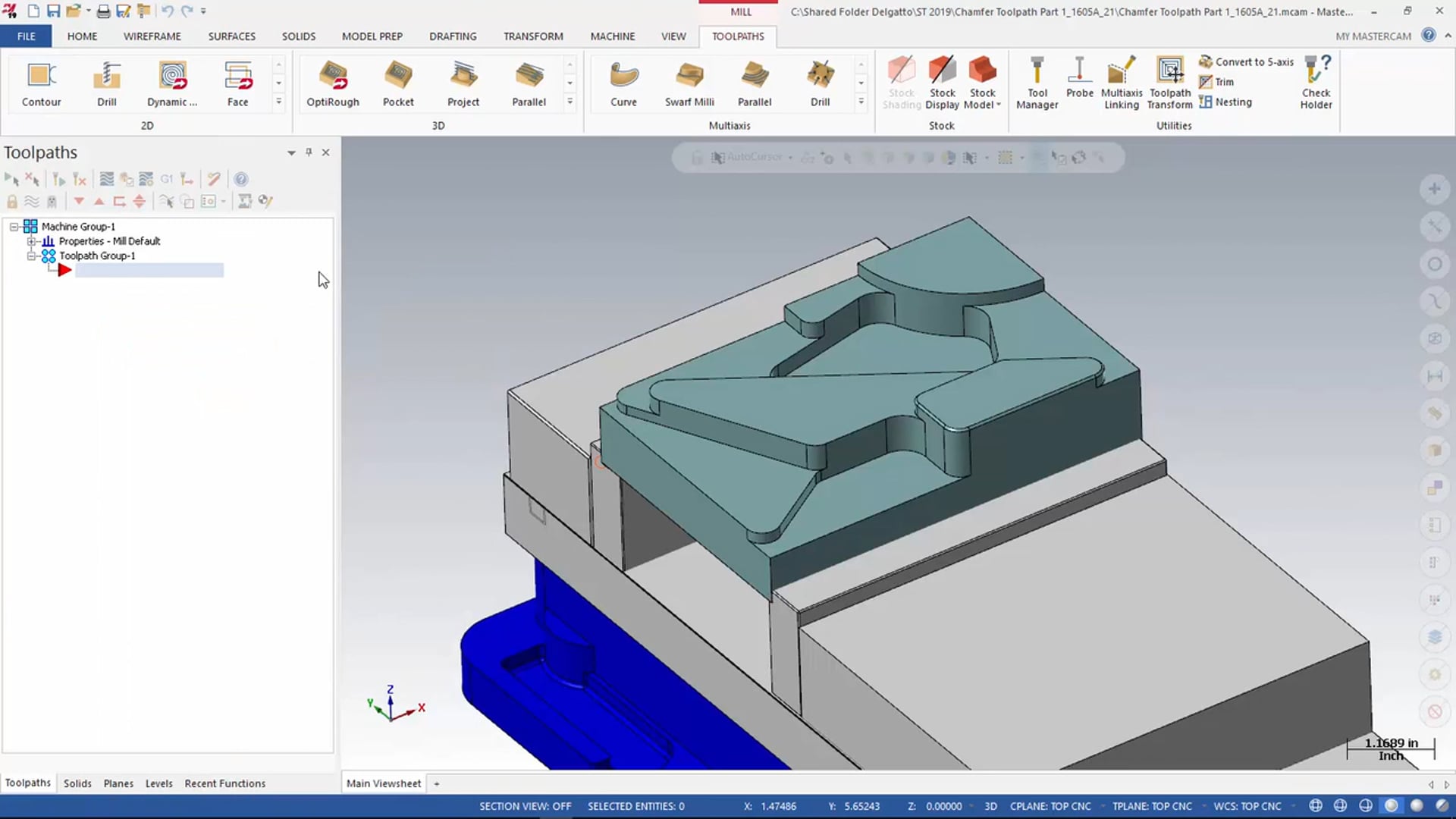 2D Mill Toolpaths