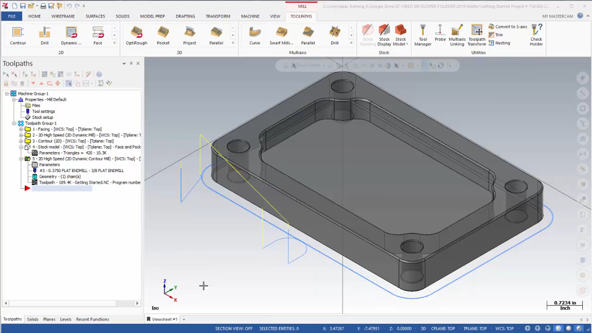 Getting Started Project - CAM