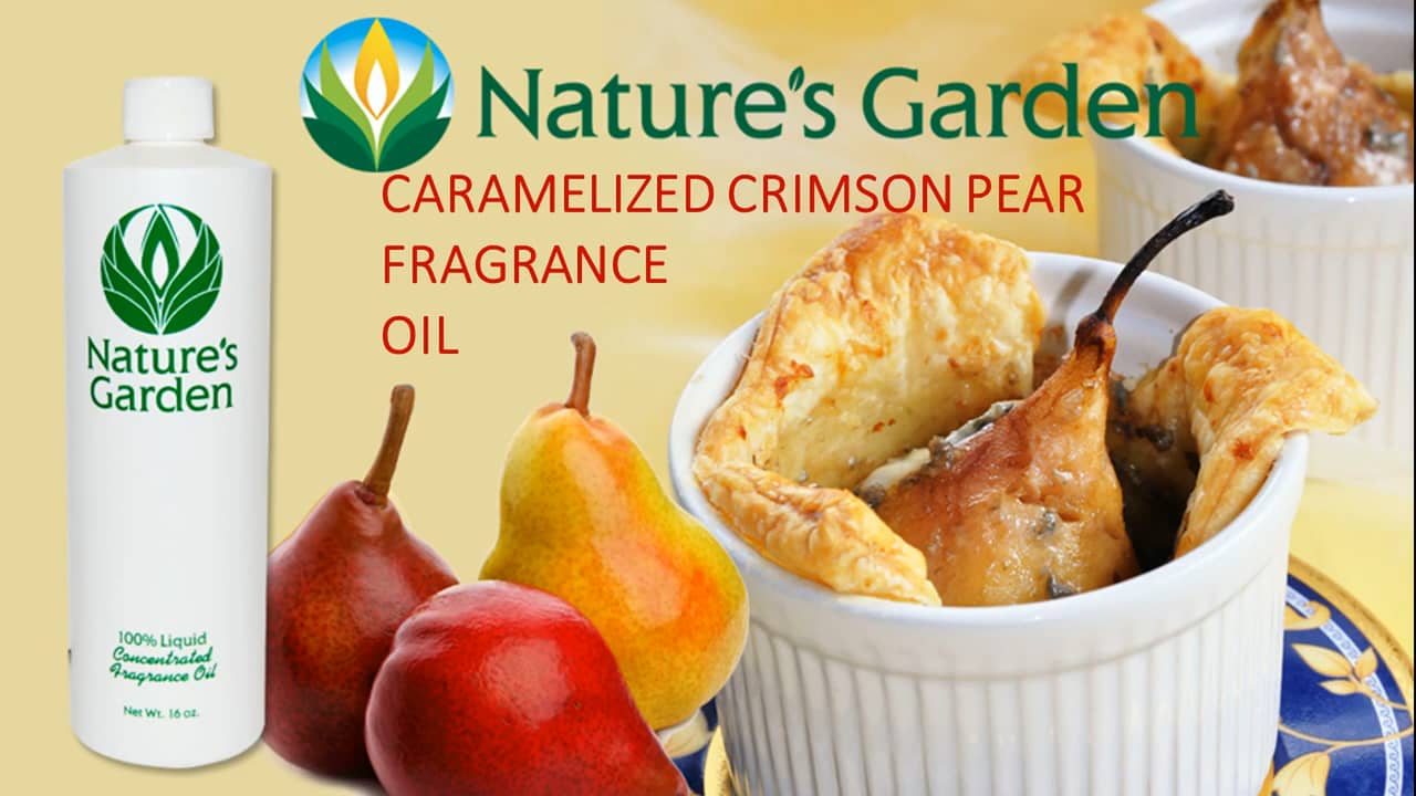 Carmelized Crimson Pear Fragrance Oil Natures Garden on Vimeo