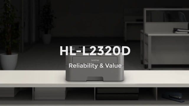 HL-L2320D-Compact Personal Laser Printer with Duplex