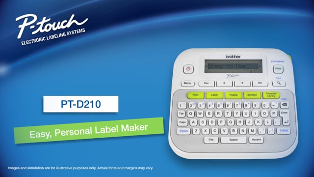 PT-D210BP, LabelMakersPrinters