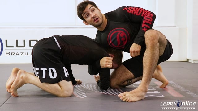 Head and Arm Choke from Standing Back Control