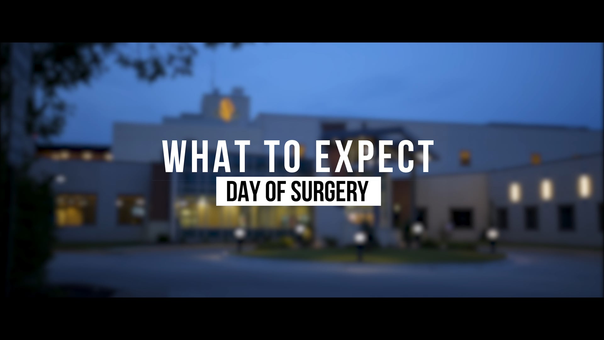 What to Expect Day of Surgery | Video 7