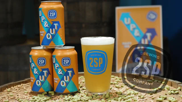 2SP Up and Out Hazy IPA Beer