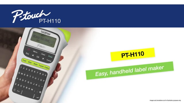 Brother P-touch PTH110 | Handheld Label Maker