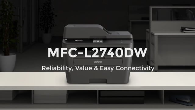 MFC-L2740DW Wireless Compact Monochrome Laser All-in-One Printer