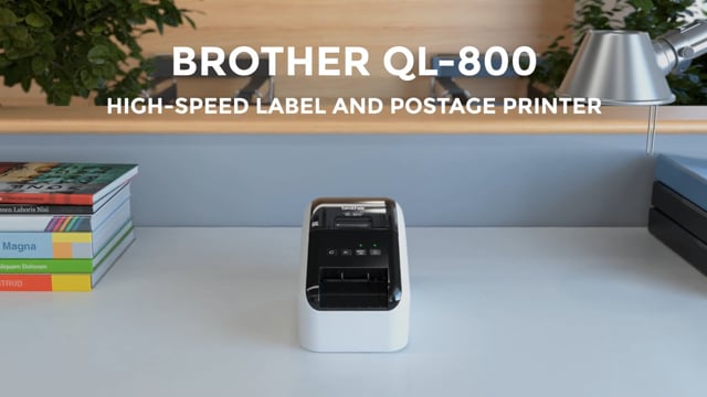 Opaque Samarbejdsvillig Oversigt Brother QL800 | High-Speed Professional Mobile Label Printer