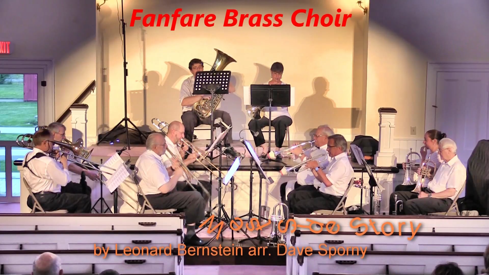 Fanfare Brass Choir At The White Church 7/14/18 on Vimeo