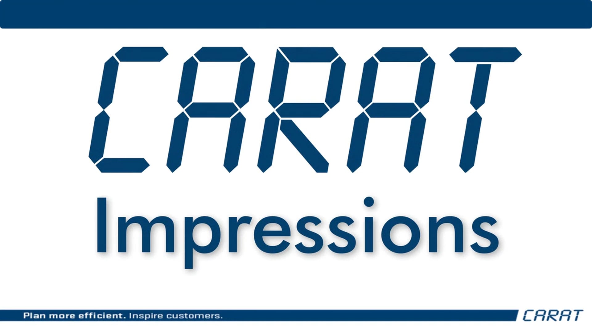 CARAT Impressions English