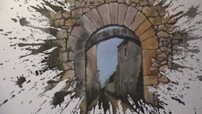 Molt públic a l'exposició de Núria Albesa al Castell Carolingi