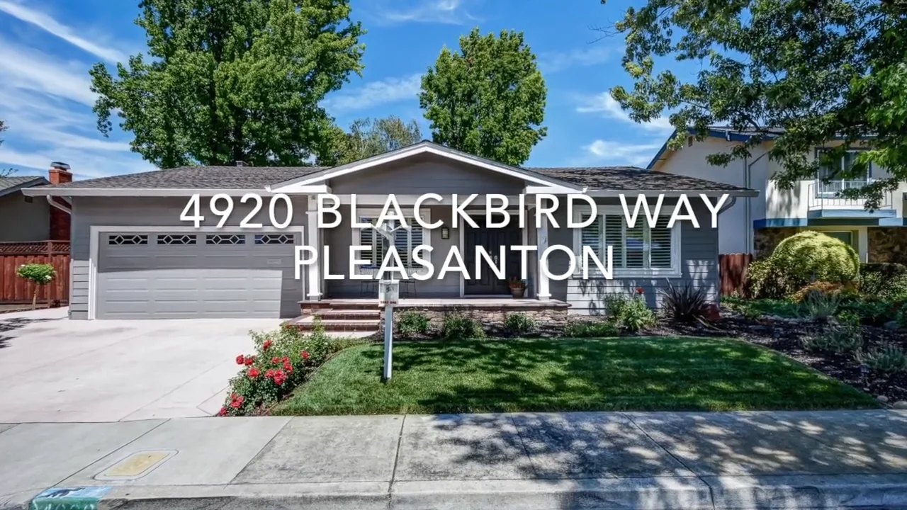 Home for Sale 4920 Blackbird Way, Pleasanton Birdland Community on