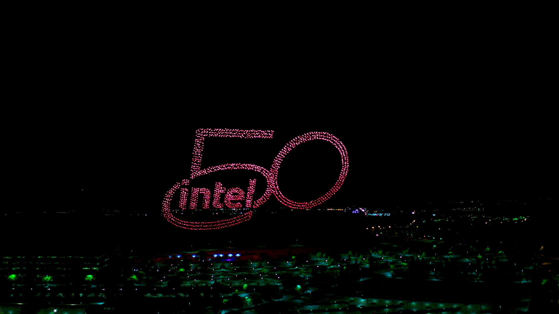 Espectáculo Intel 50th Anniversary