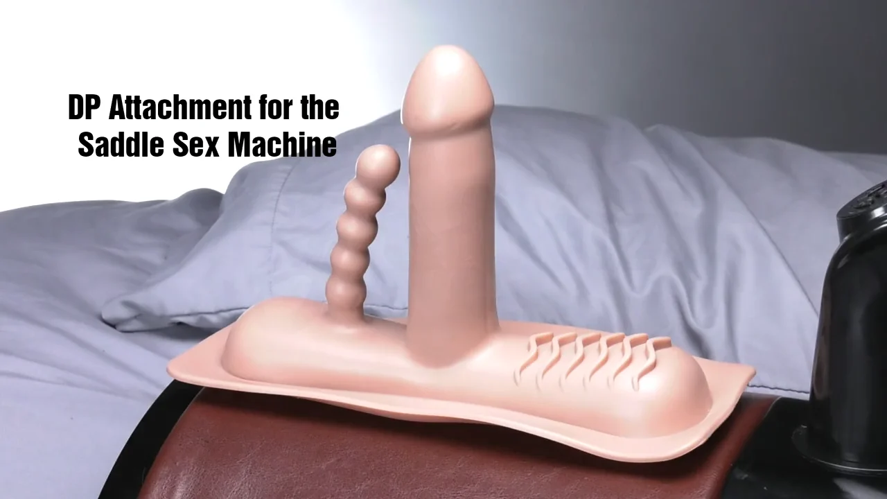 Double Penetration Attachment for Saddle Sex Machine