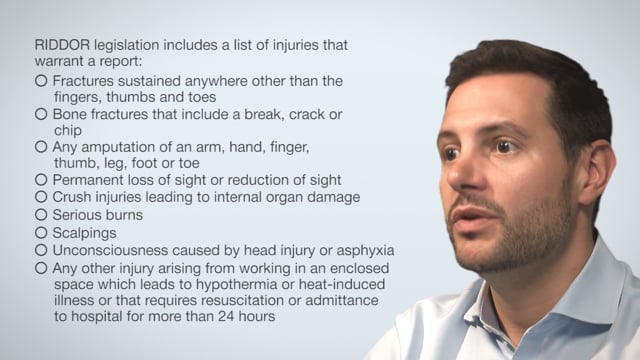 Module 02: Reportable Injuries Under RIDDOR - Video Thumbnail