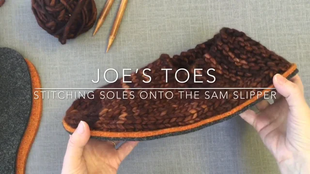 Vibram Rubber Slipper Soles made by Joe's Toes
