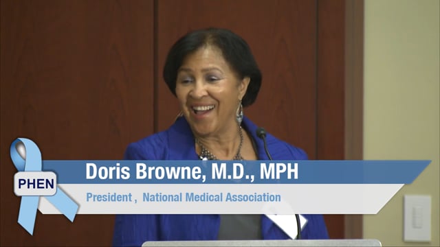 Opening Remarks by Doris Browne, MD, MPH