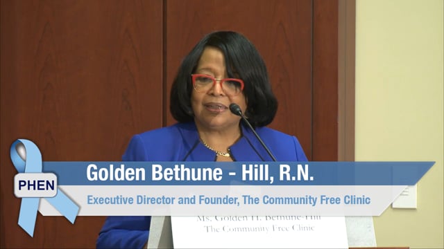 The Cost of Treatments with Ms. Golden Bethune-Hill, RN, Moderator