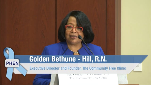 The Cost of Treatments with Ms. Golden Bethune-Hill, RN, Moderator