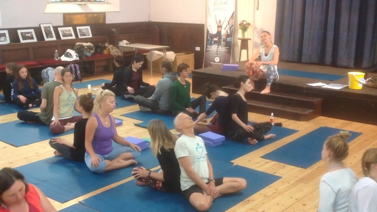 Bev's yoga class on Vimeo