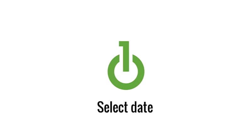 Select date on Vimeo