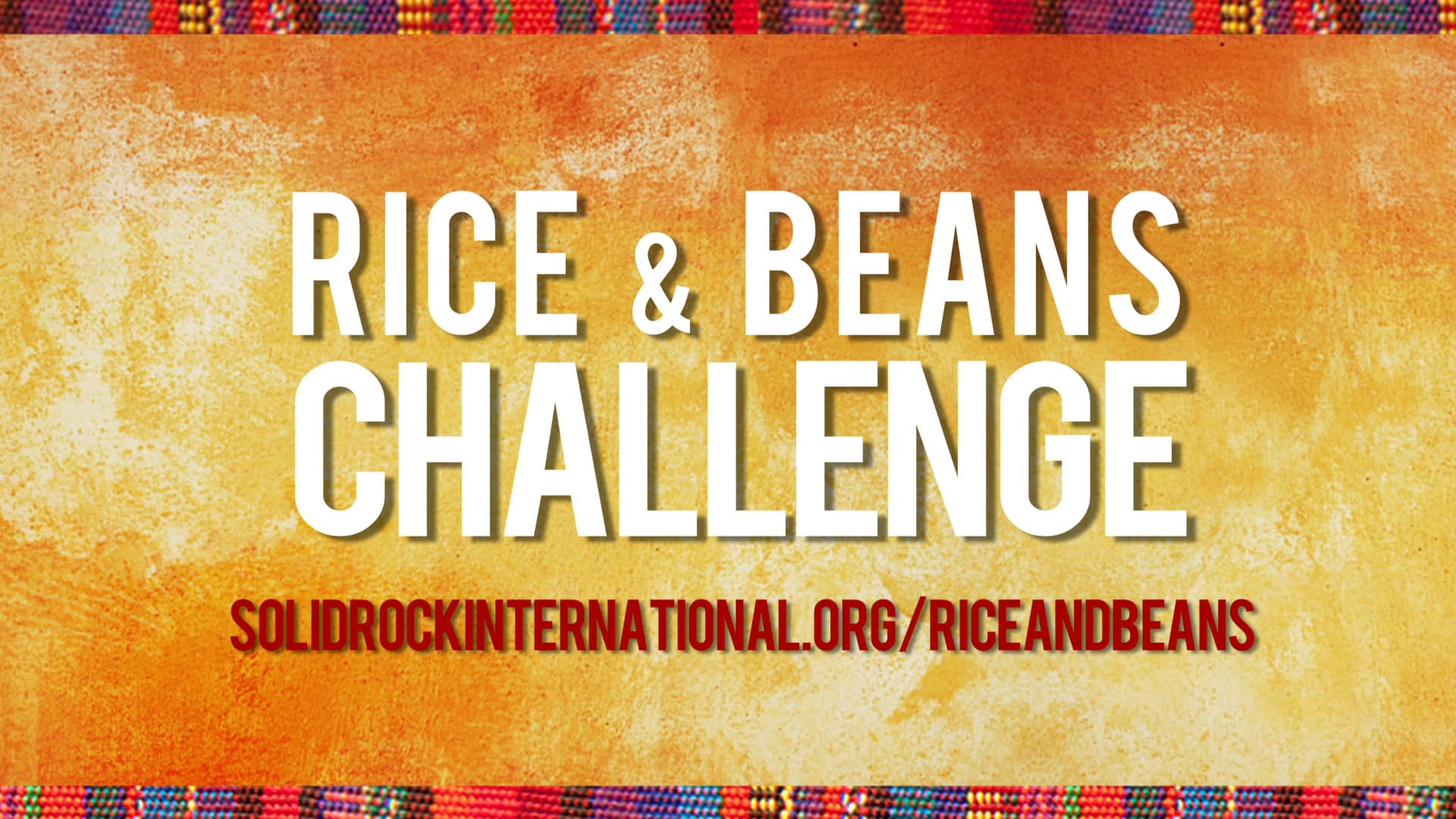 Rice & Beans Challenge on Vimeo