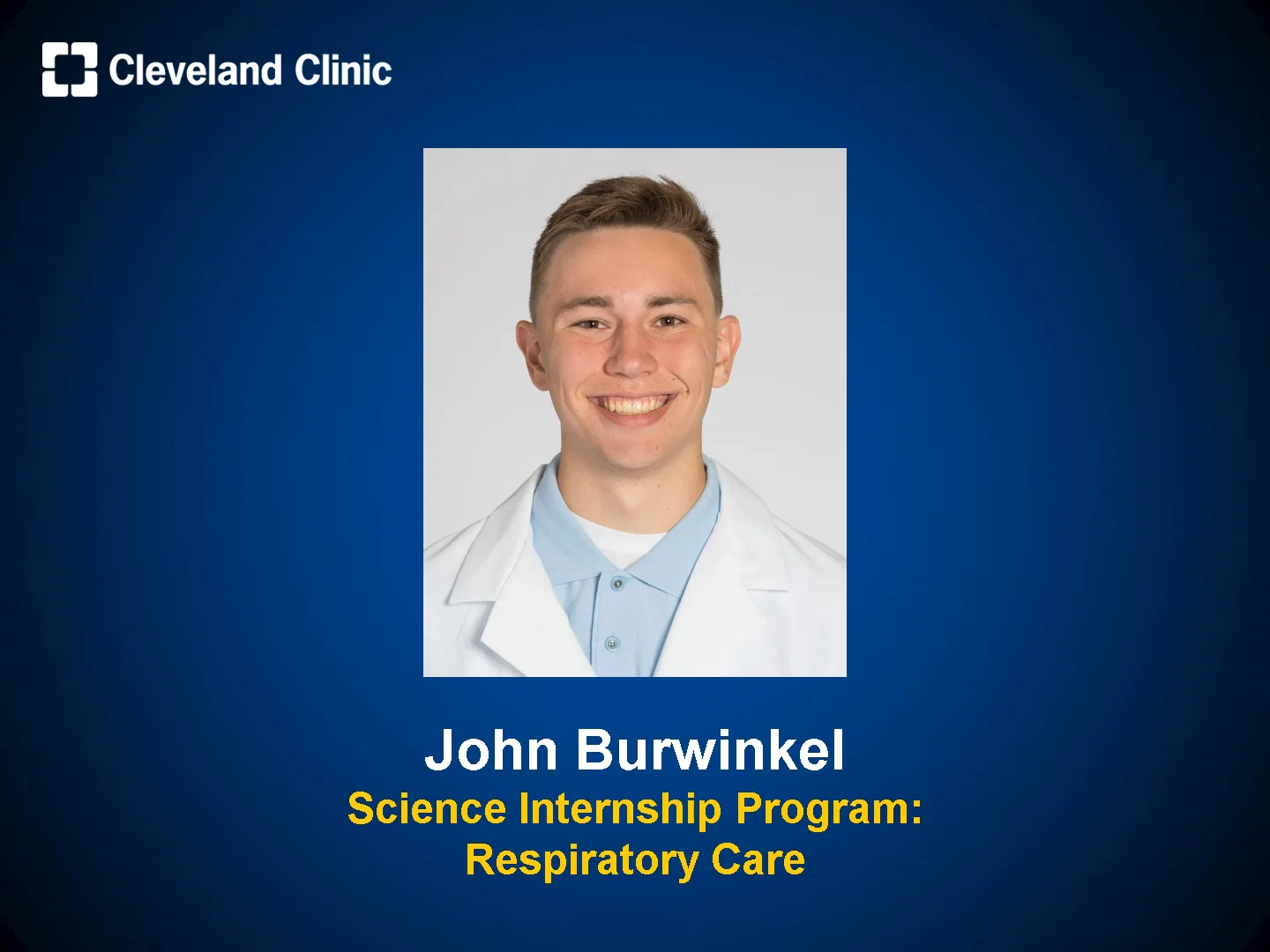 2018 Cleveland Clinic myRESEARCH™ Video: John Burwinkel on Vimeo