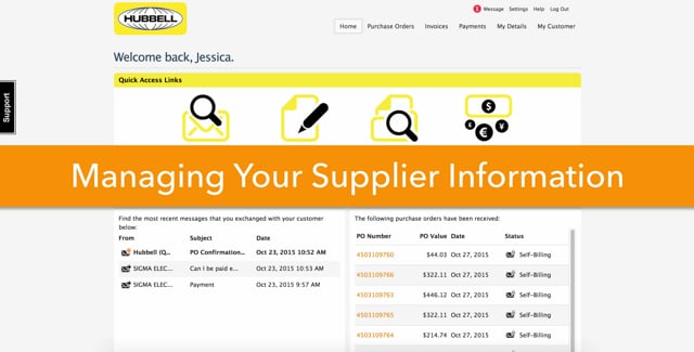 Managing Your Company Information - Hubbell